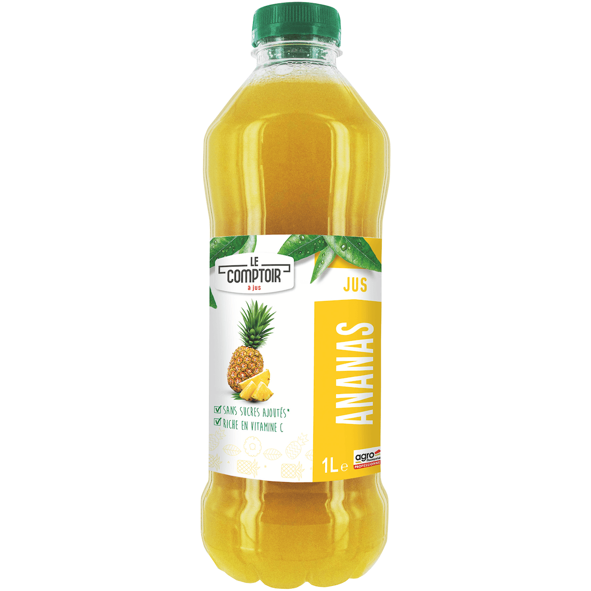 JUS DE FRUITS PET 1L LE COMPTOIR ABC ANANAS