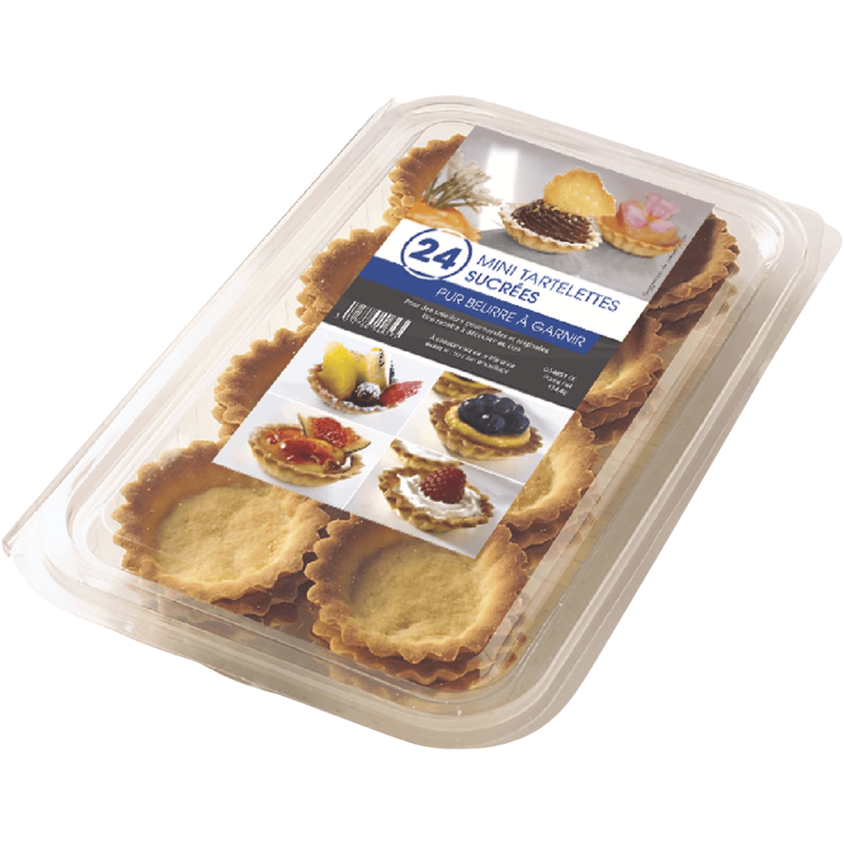 MINI TARTELETTE SUCREE PUR BEURRE X 24