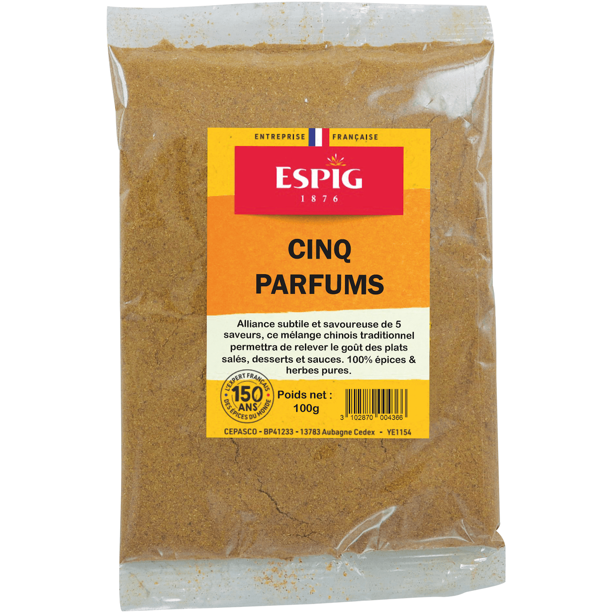 CINQ PARFUMS - 100G