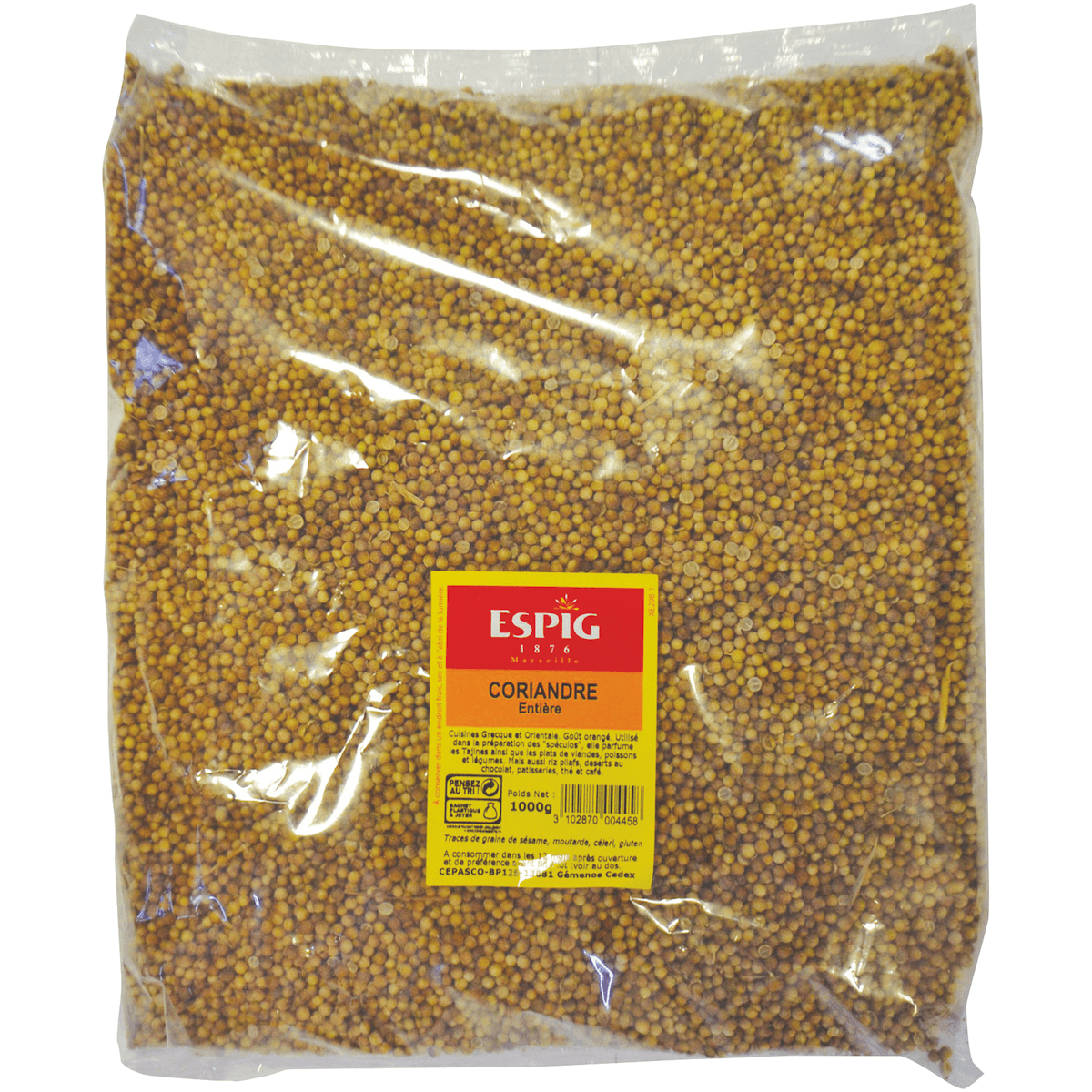 CORIANDRE GRAINES - 1KG