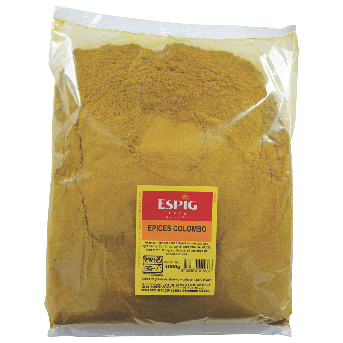 EPICES COLOMBO - 1KG