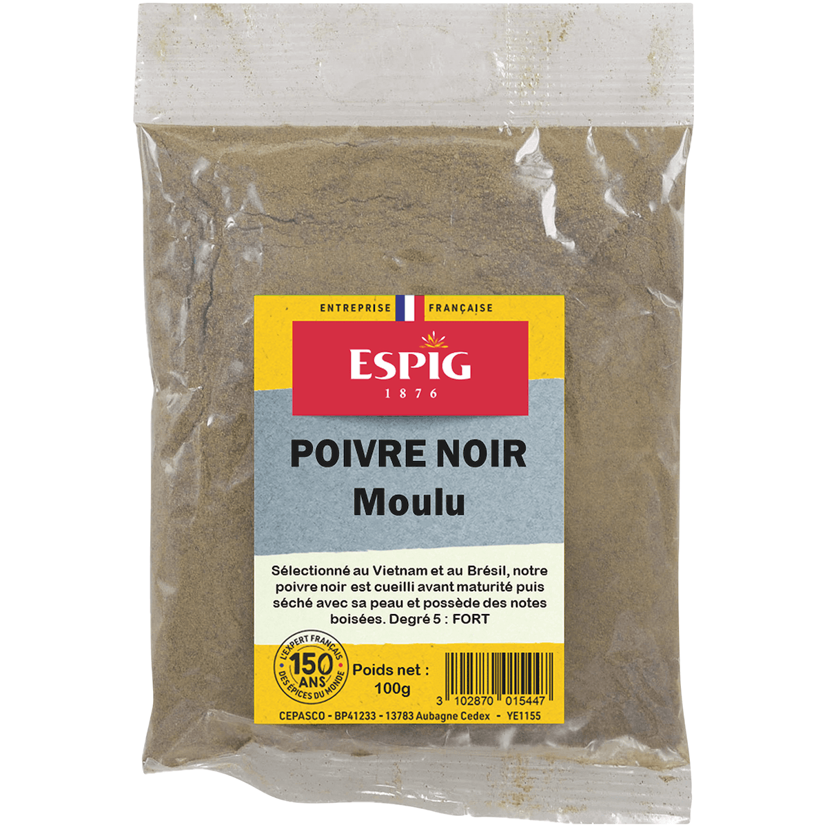 POIVRE NOIR POUDRE - 100G