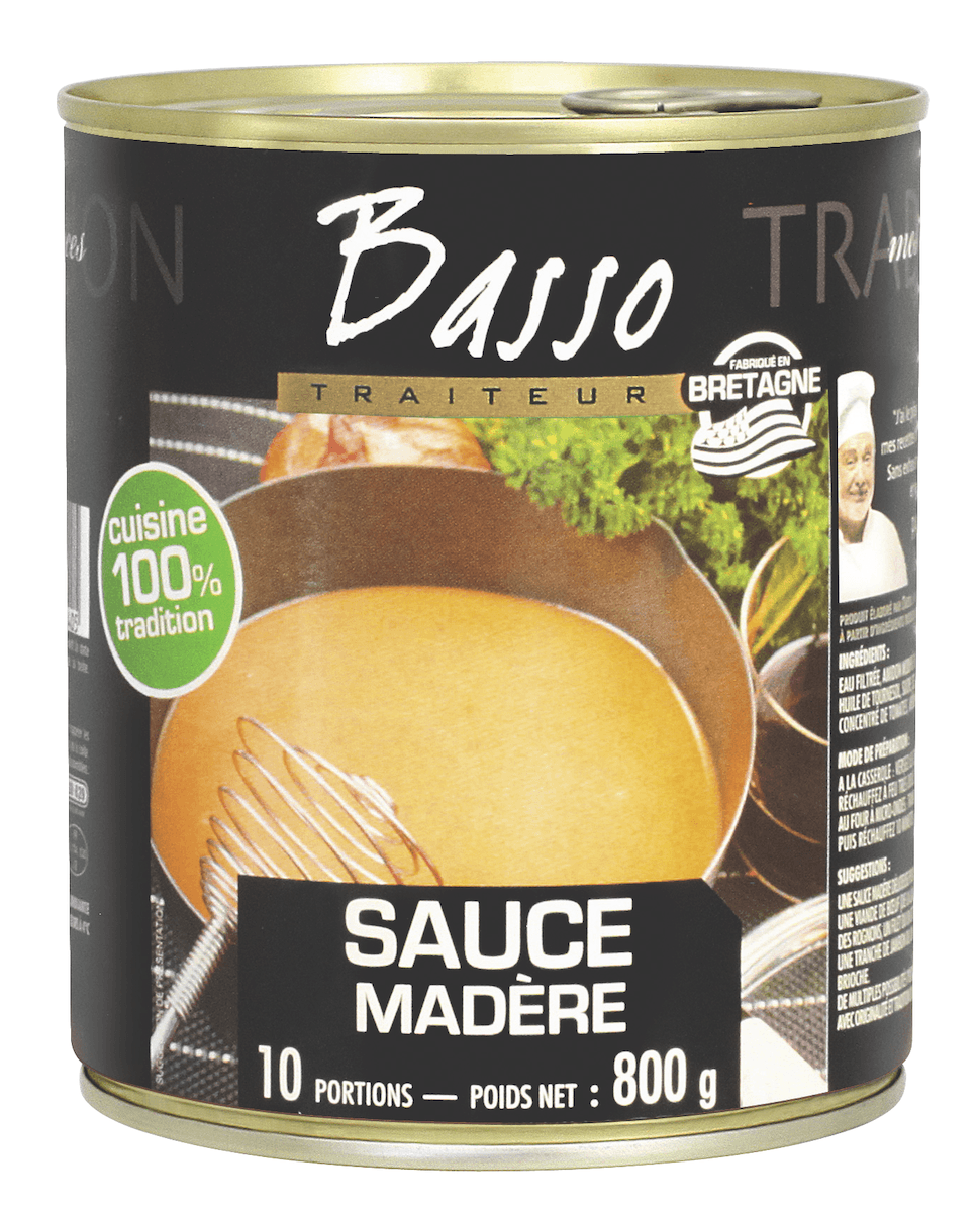 SAUCE MADERE - BOITE 4/4 O.F.