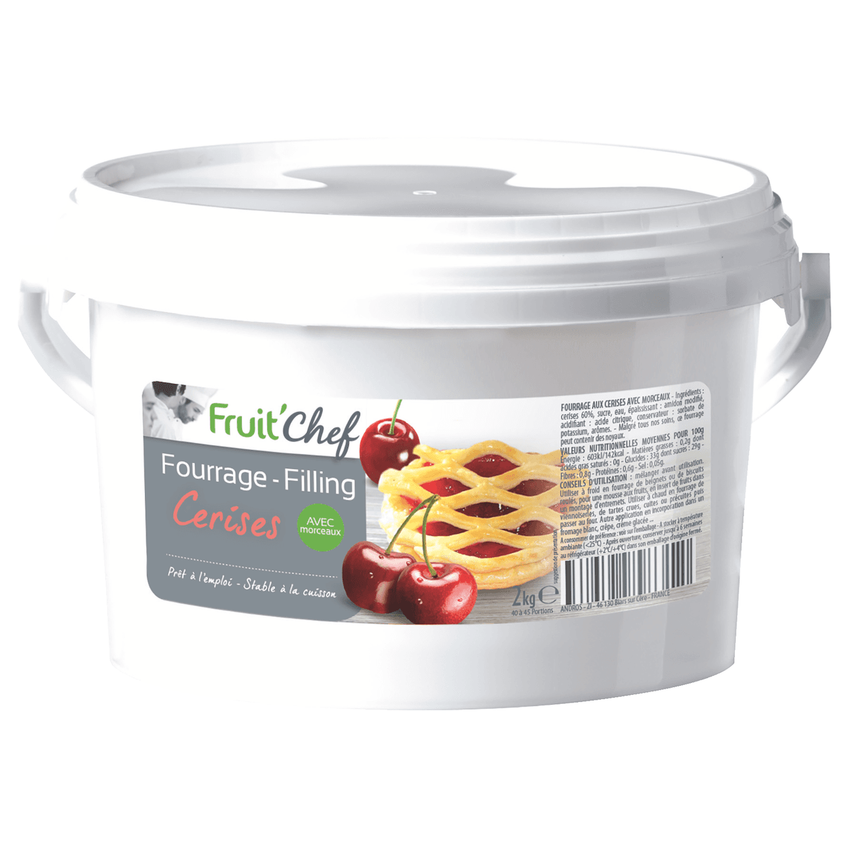 FOURRAGE CERISES - SEAU DE 2KG