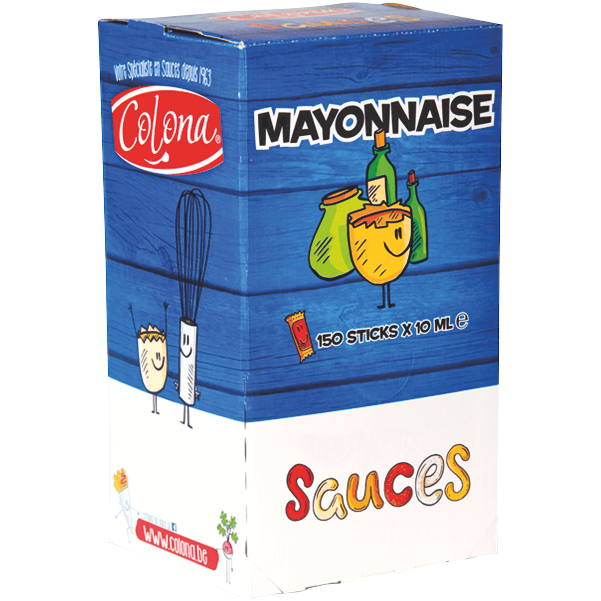 MAYONNAISE 150 DOSETTES DE 10ML