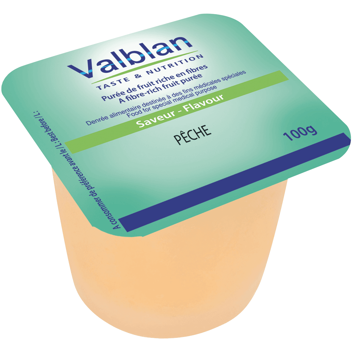 PULPE DE FRUIT PECHE - CRT X48 BRQ. PLAST. 100G