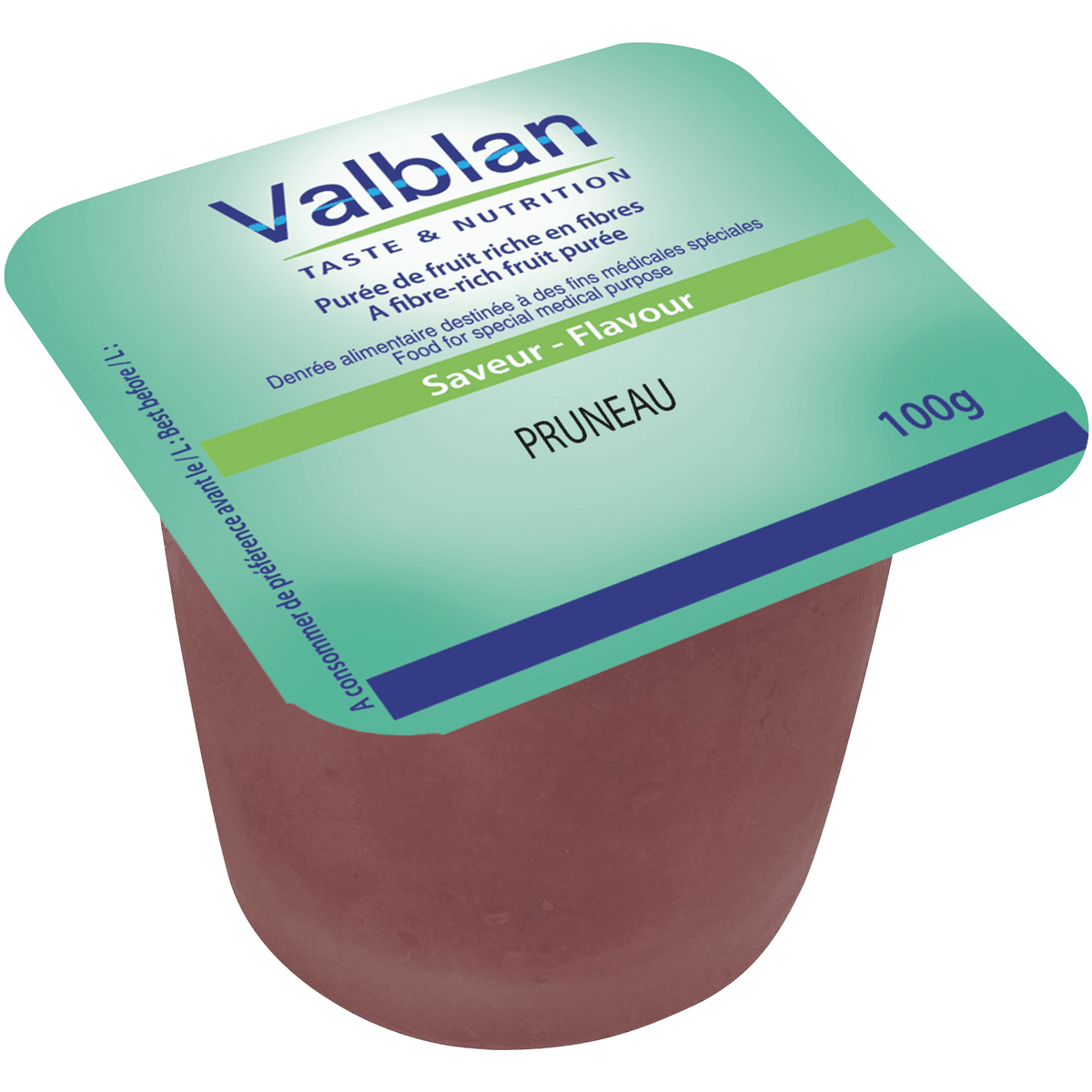 PULPE DE FRUIT PRUNEAU - CRT X48 BRQ. PLAST. 100G