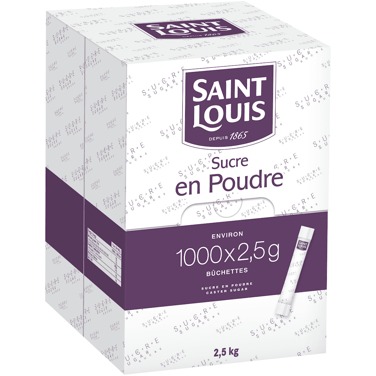 BUCHETTE 2,5G - 1000 RATIONS - CRT DE 2,5KG ST LOUIS