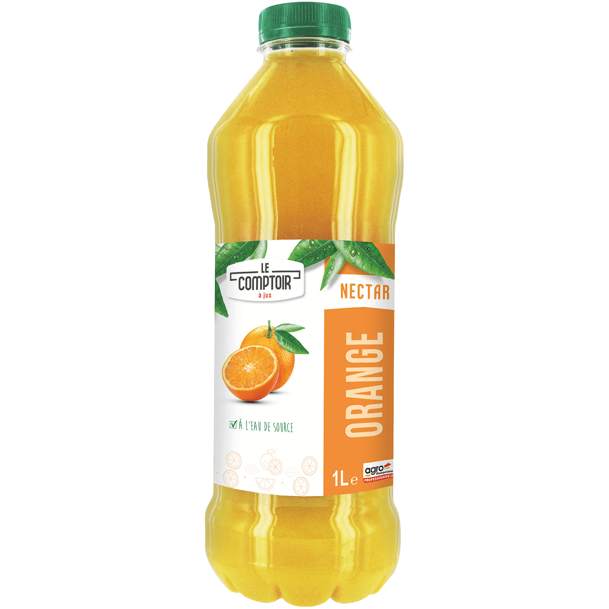 JUS DE FRUITS PET 1L LE COMPTOIR NECTAR ORANGE