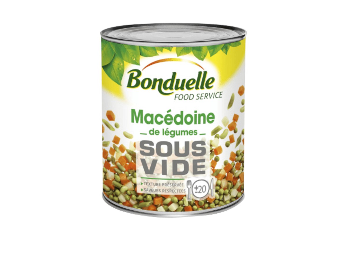 MACEDOINE DE LEGUMES SOUS VIDE - BTE 4/1