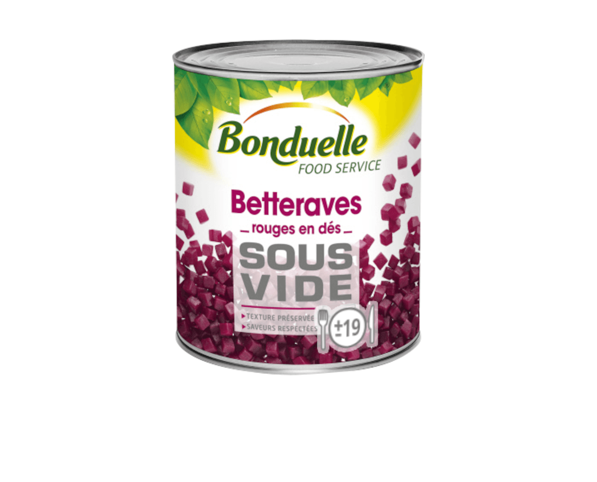 BETTERAVES ROUGES EN DES SS VIDE - BTE 4/1 - ORIGINE FRANCE