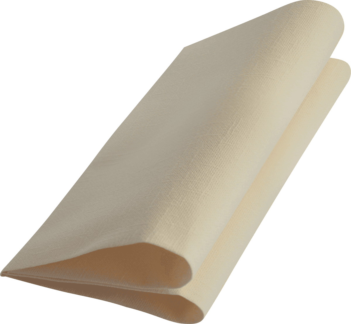 SERVIETTES NON TISSÉES LINSTYLE VANILLE 40X40CM - CARTON DE 600