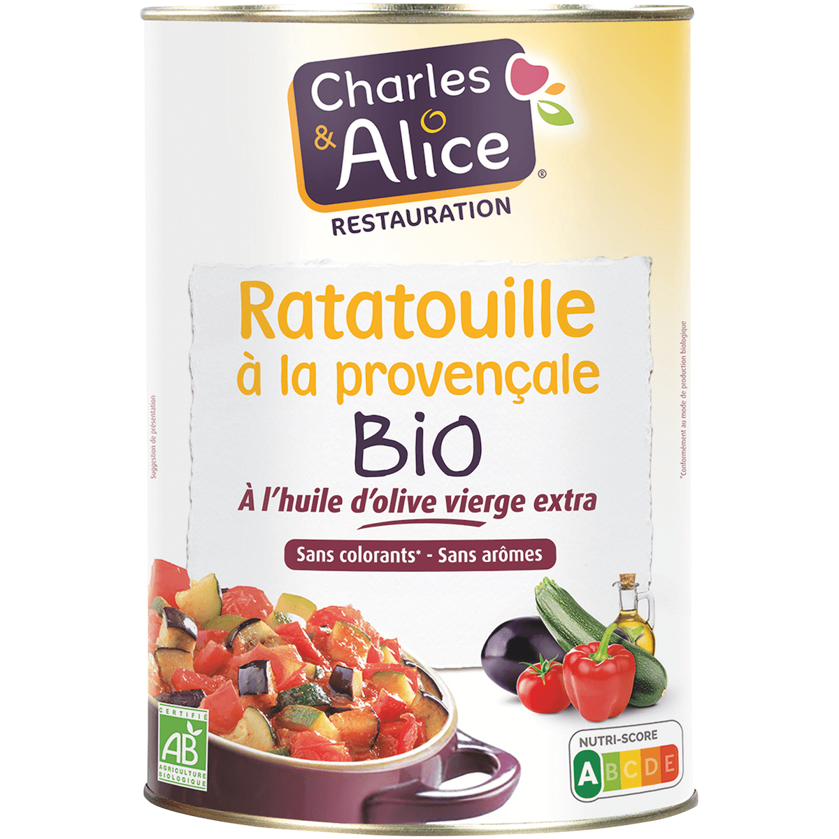 RATATOUILLE A LA PROVENCALE BIO - BOITE 5/1