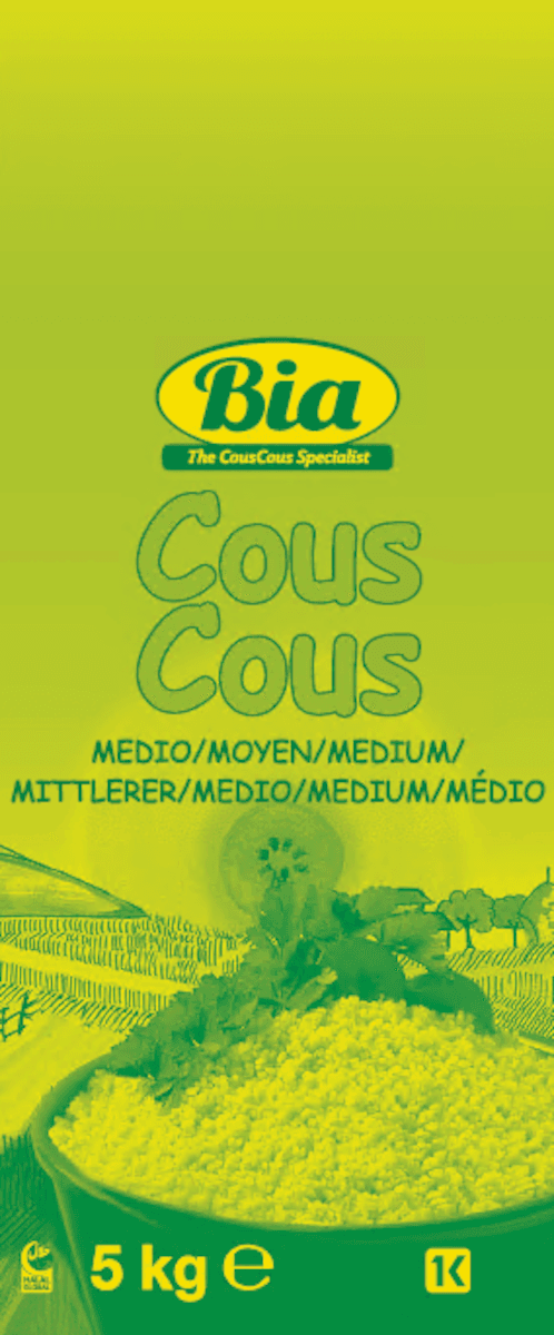 SEMOULE DE COUSCOUS MOYENNE -FINE - SAC 5 KG