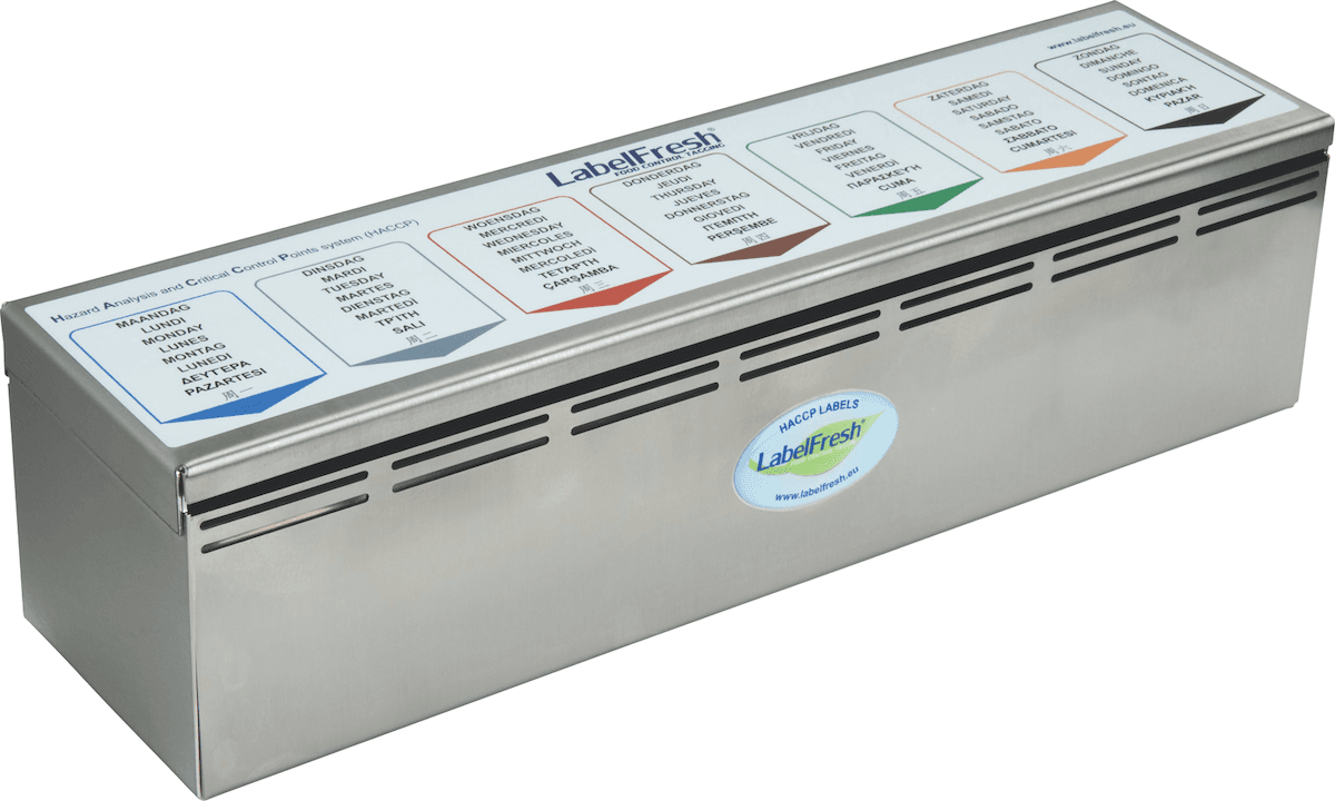 LABELFRESH  INOX DISPENSER - 7 JOURS