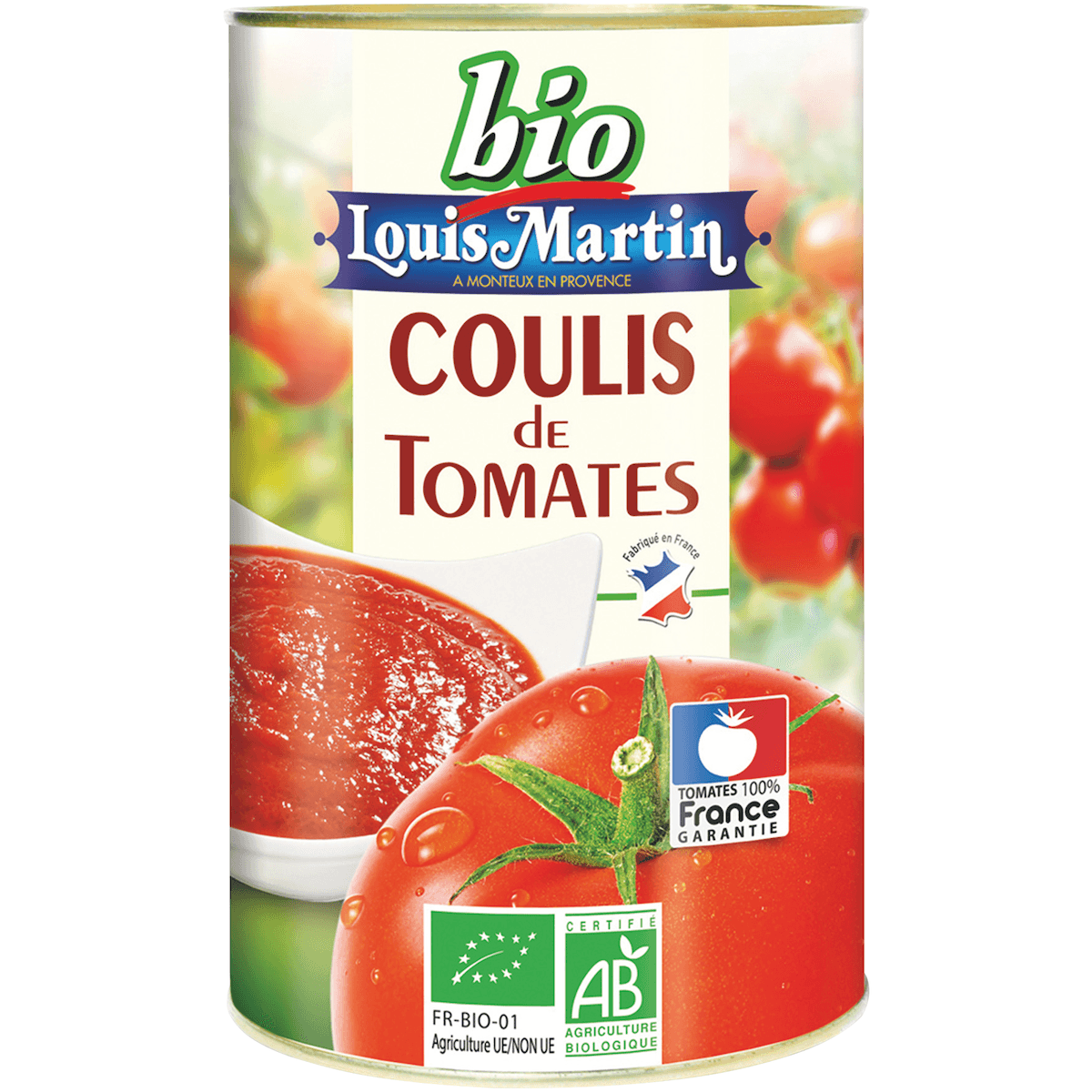 COULIS DE TOMATES 11% BIO BOITE 5/1