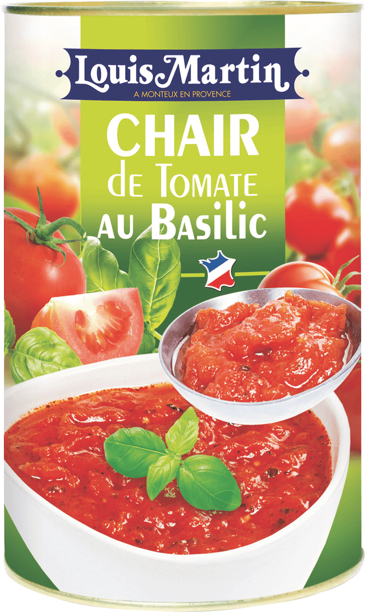 CHAIR DE TOMATES AU BASILIC BOITE 5/1