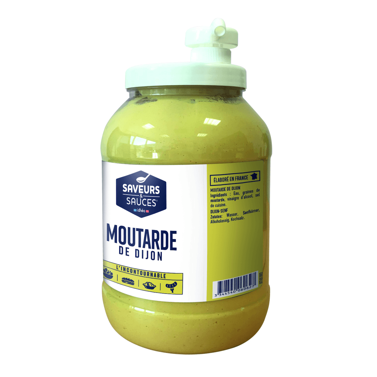MOUTARDE POMPE BOCAL DE 3KG