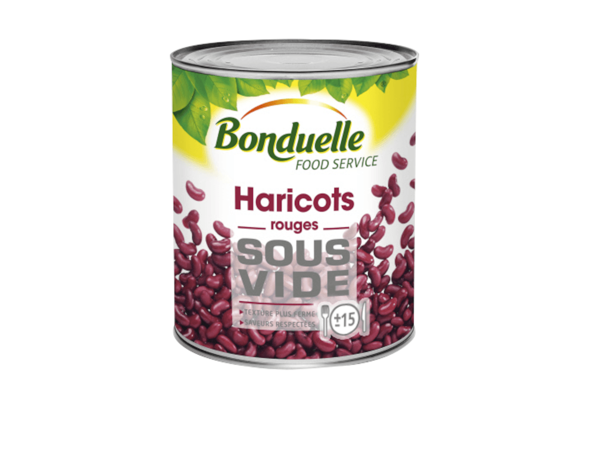 HARICOTS ROUGES SOUS VIDE - BTE 4/1