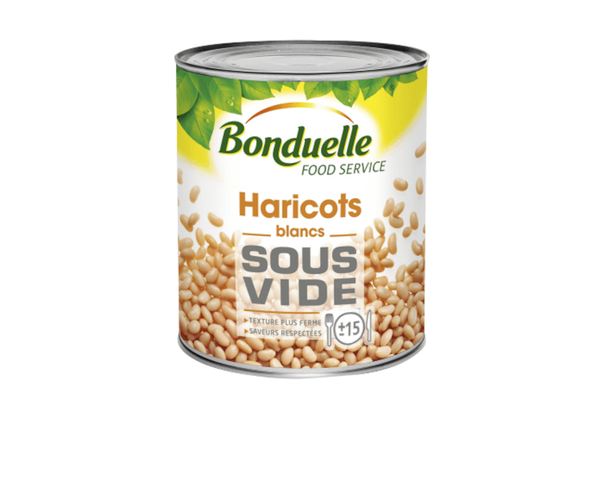 HARICOTS BLANCS SOUS VIDE - BTE 4/1