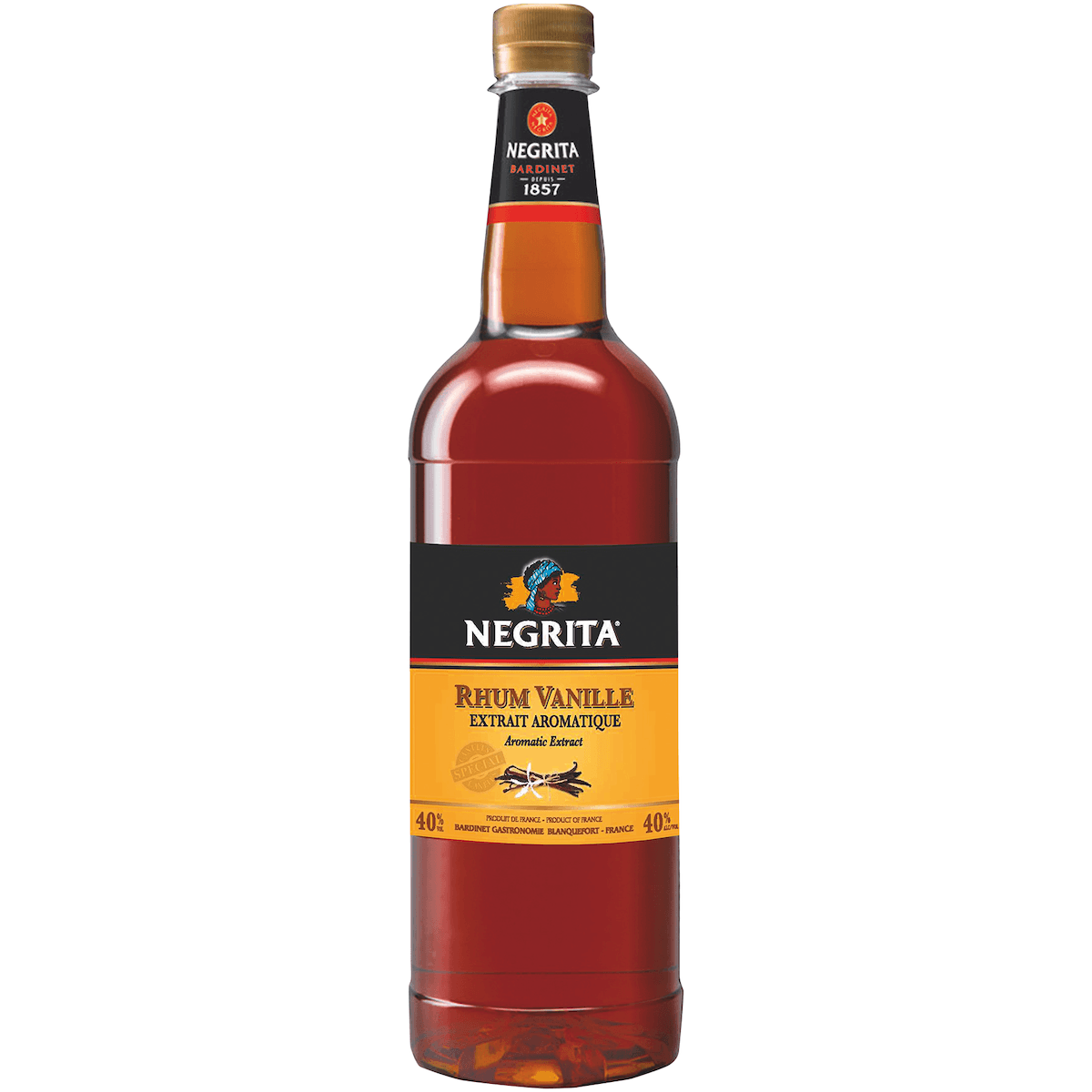 NEGRITA 40%VOL VANILLE BOUTEILLE 1L