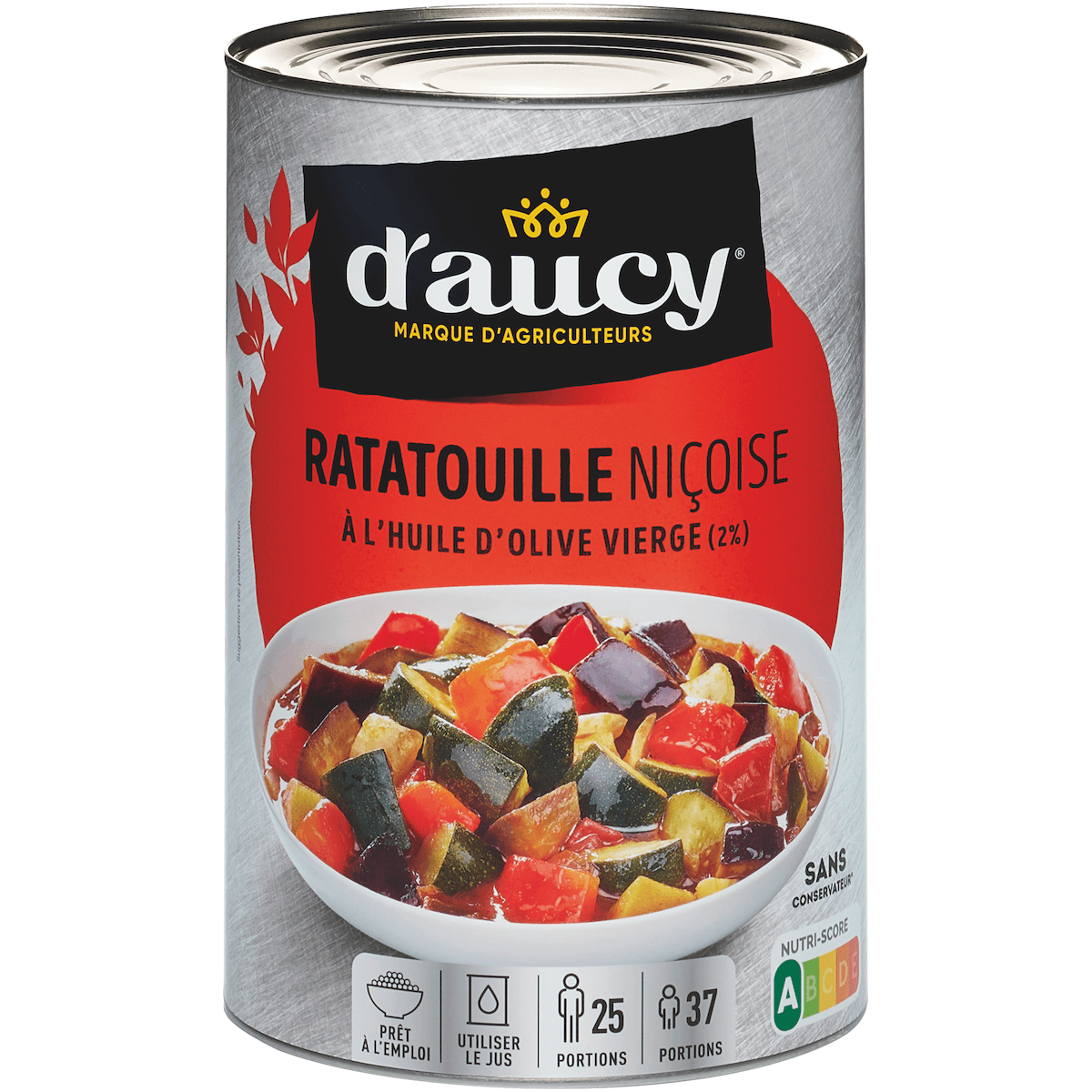 RATATOUILLE NICOISE A L'HUILE D'OLIVE - BTE 5/1