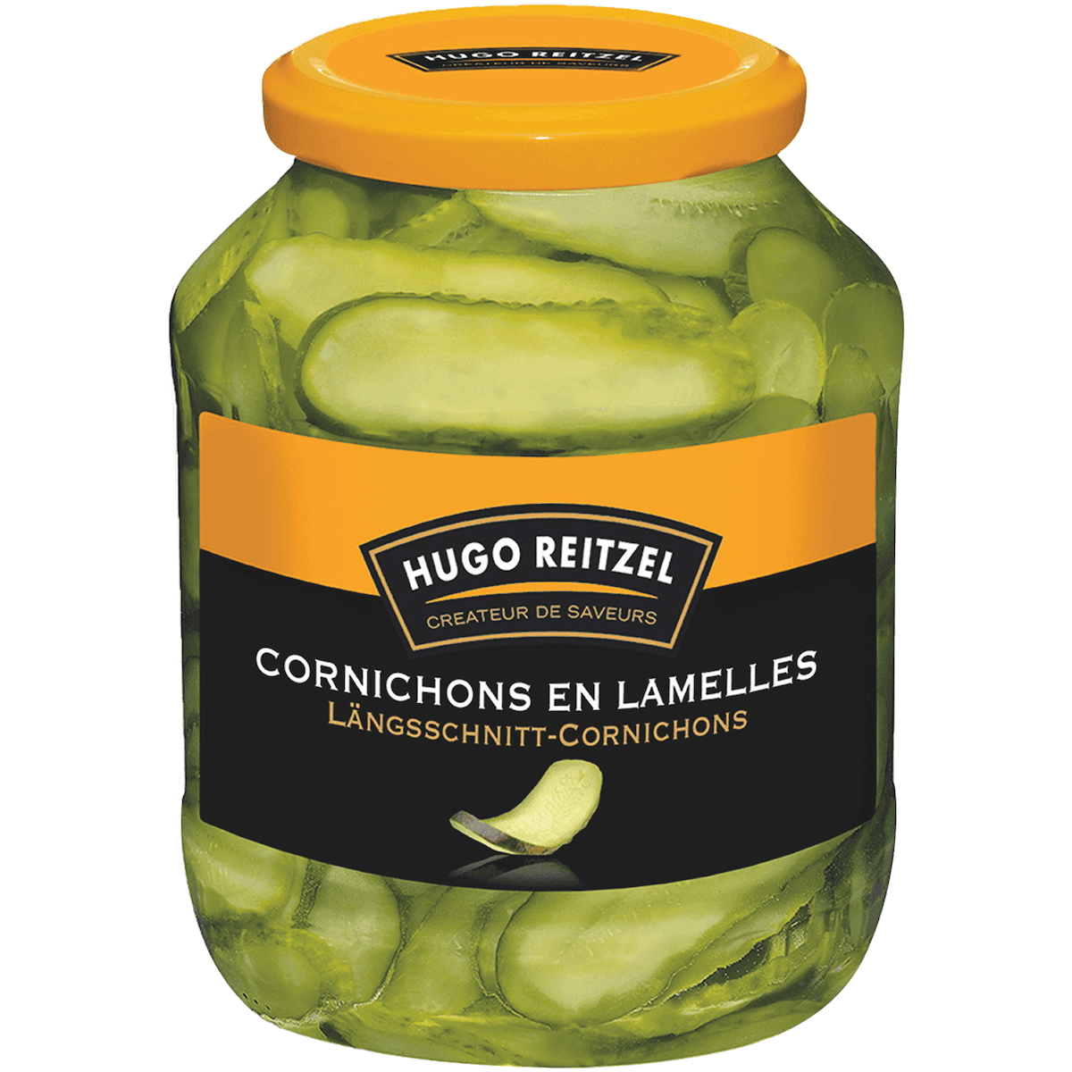 CORNICHONS AIGRES-DOUX EN LAMELLES BOCAL 845G (PNE)