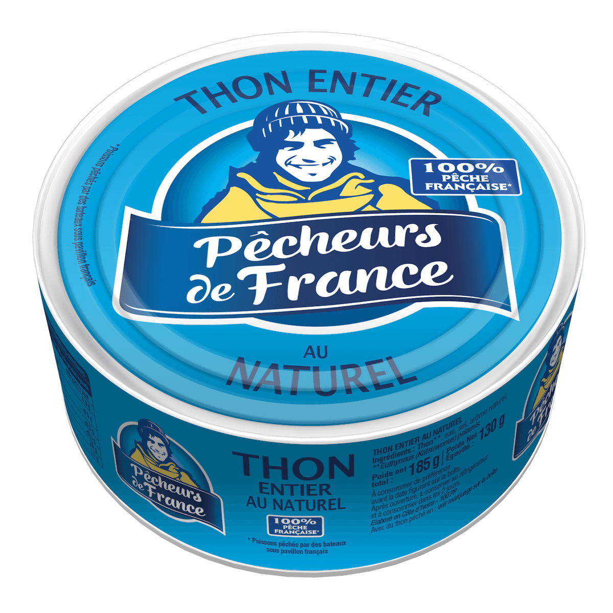 THON AU NATUREL BOITE 1/4 -185G