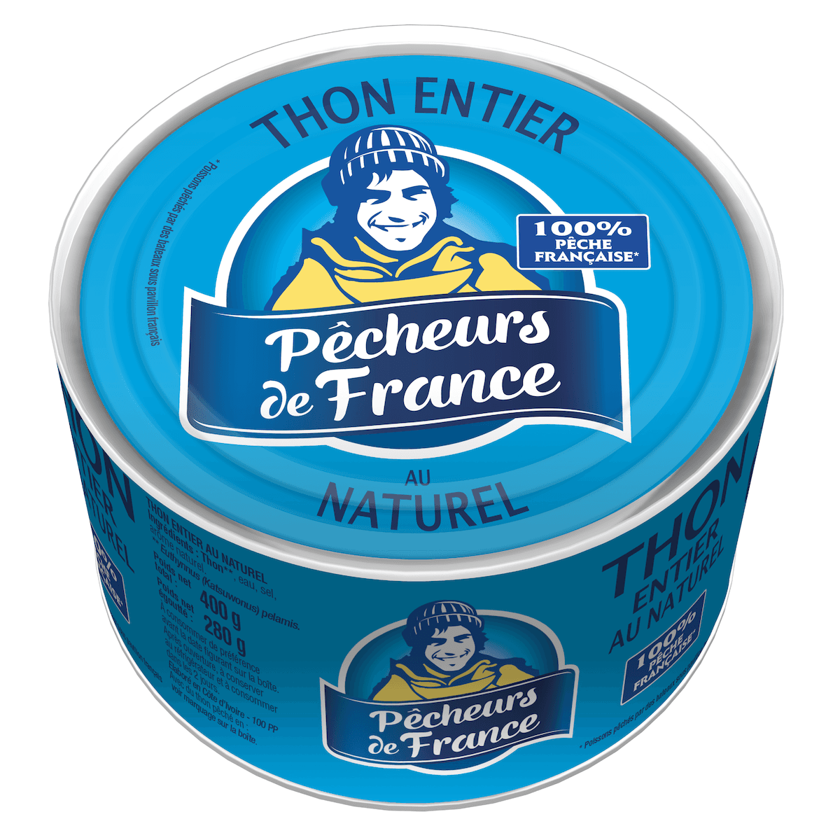 THON AU NATUREL BOITE 1/2 - 400G