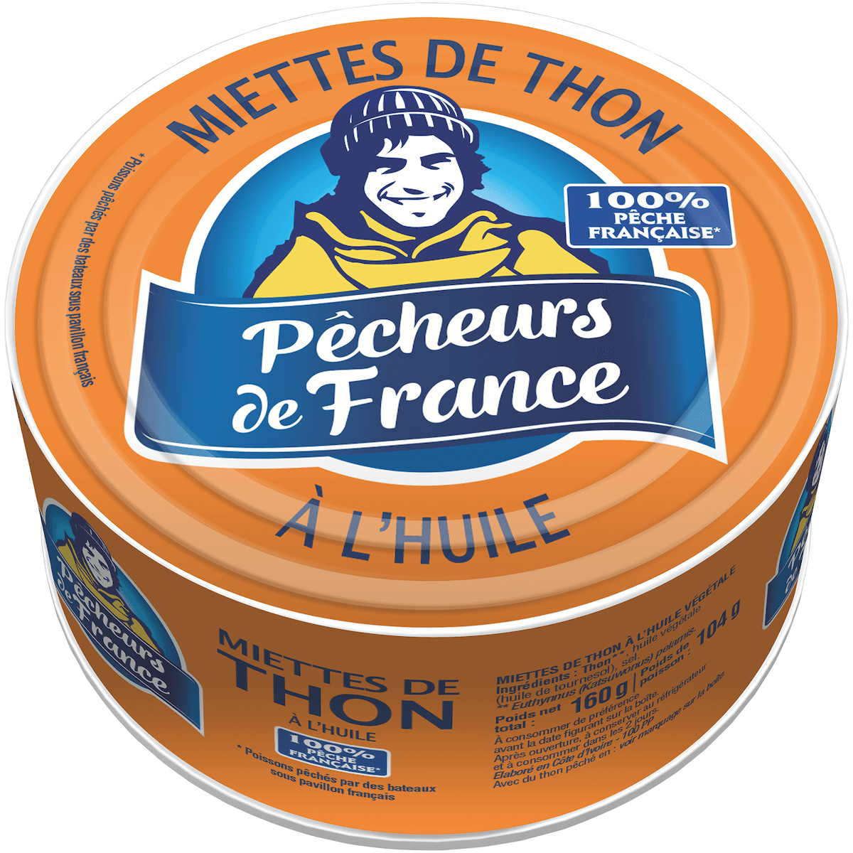 MIETTES DE THON A L'HUILE DE TOURNESOL BTE 1/5 - 160G