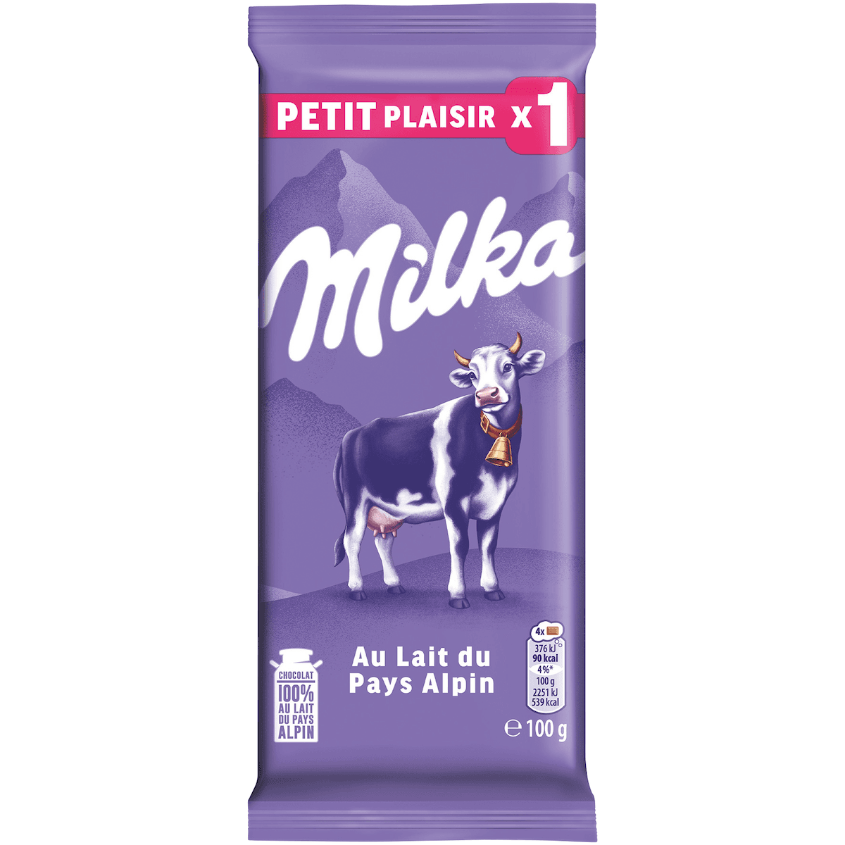 MILKA LAIT 100G