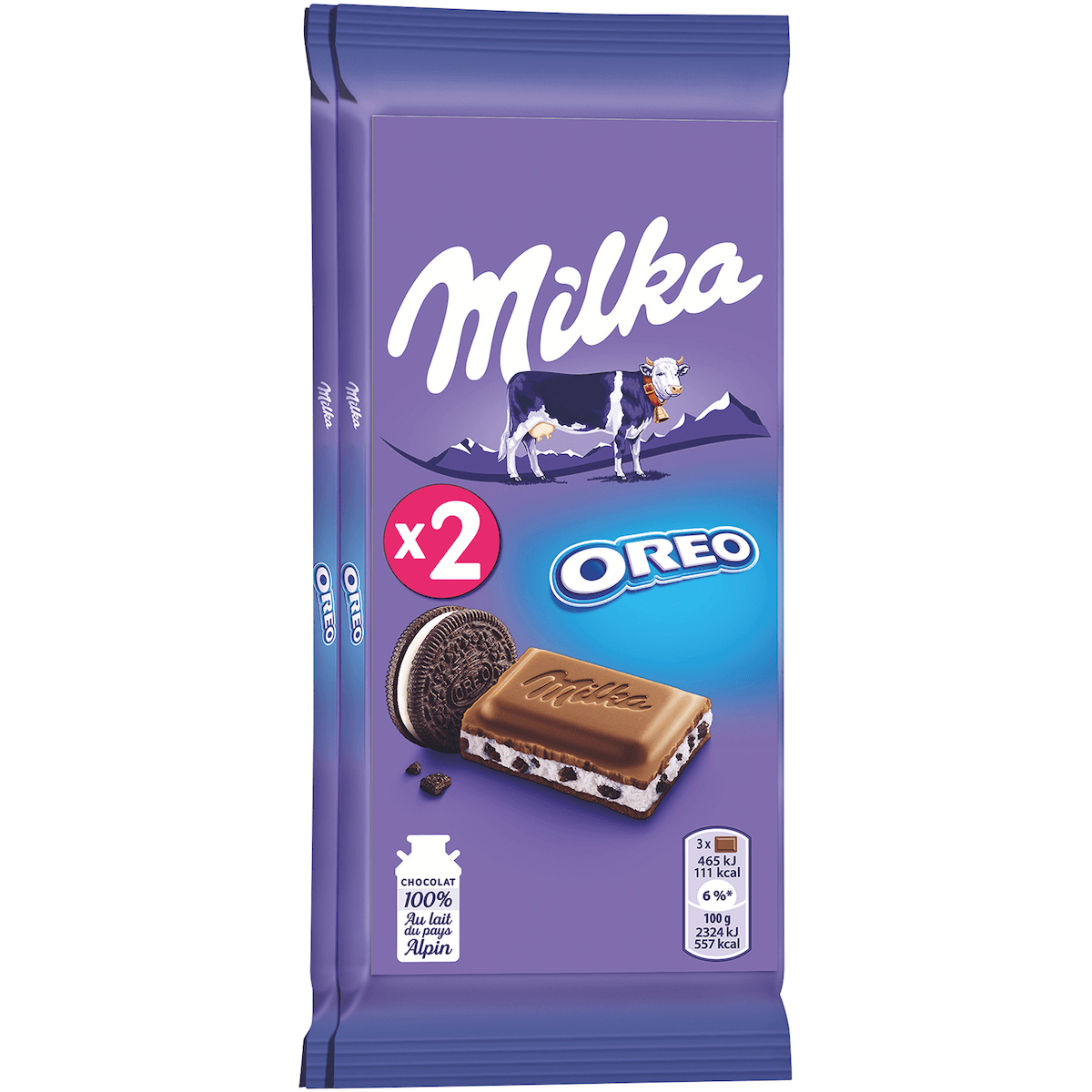 MILKA OREO 2X100G