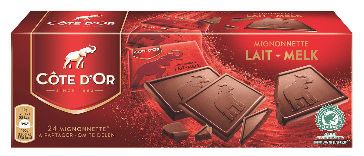 MIGNONETTES LAIT 24X10G