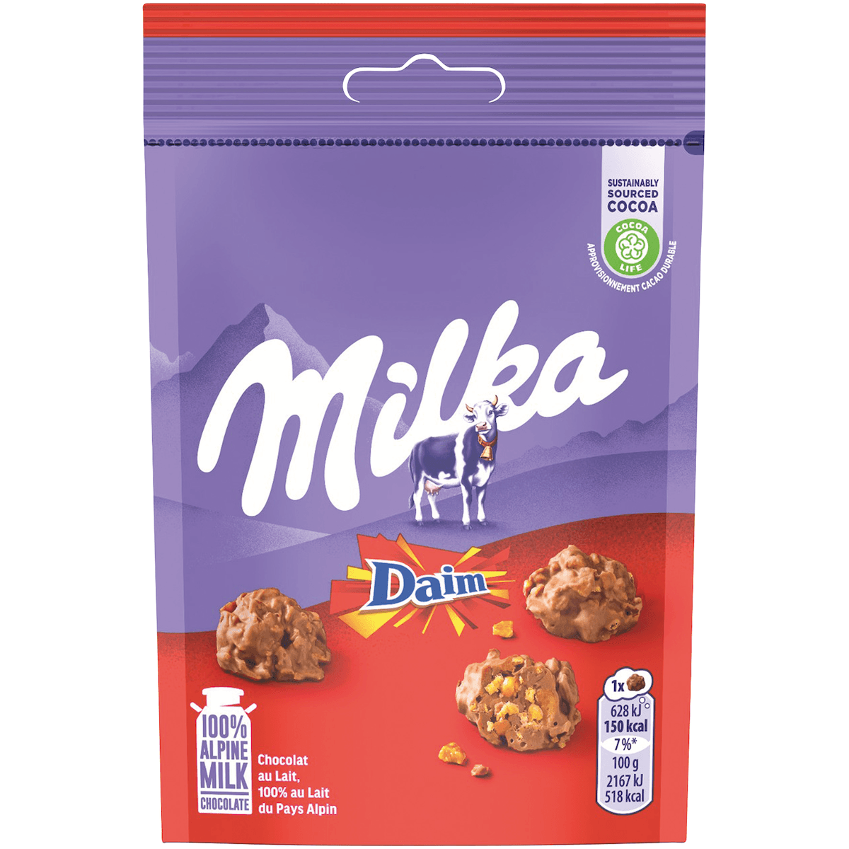 MILKA SNAX  DAIM 145G