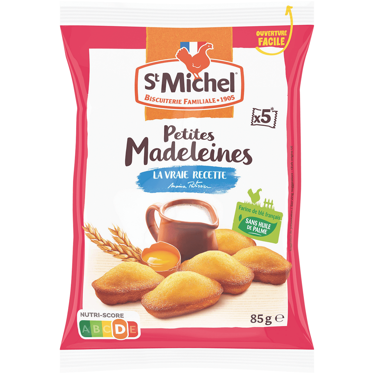 MADELEINE NATURE A EMPORTER - SACHET DE 5 DE 85G