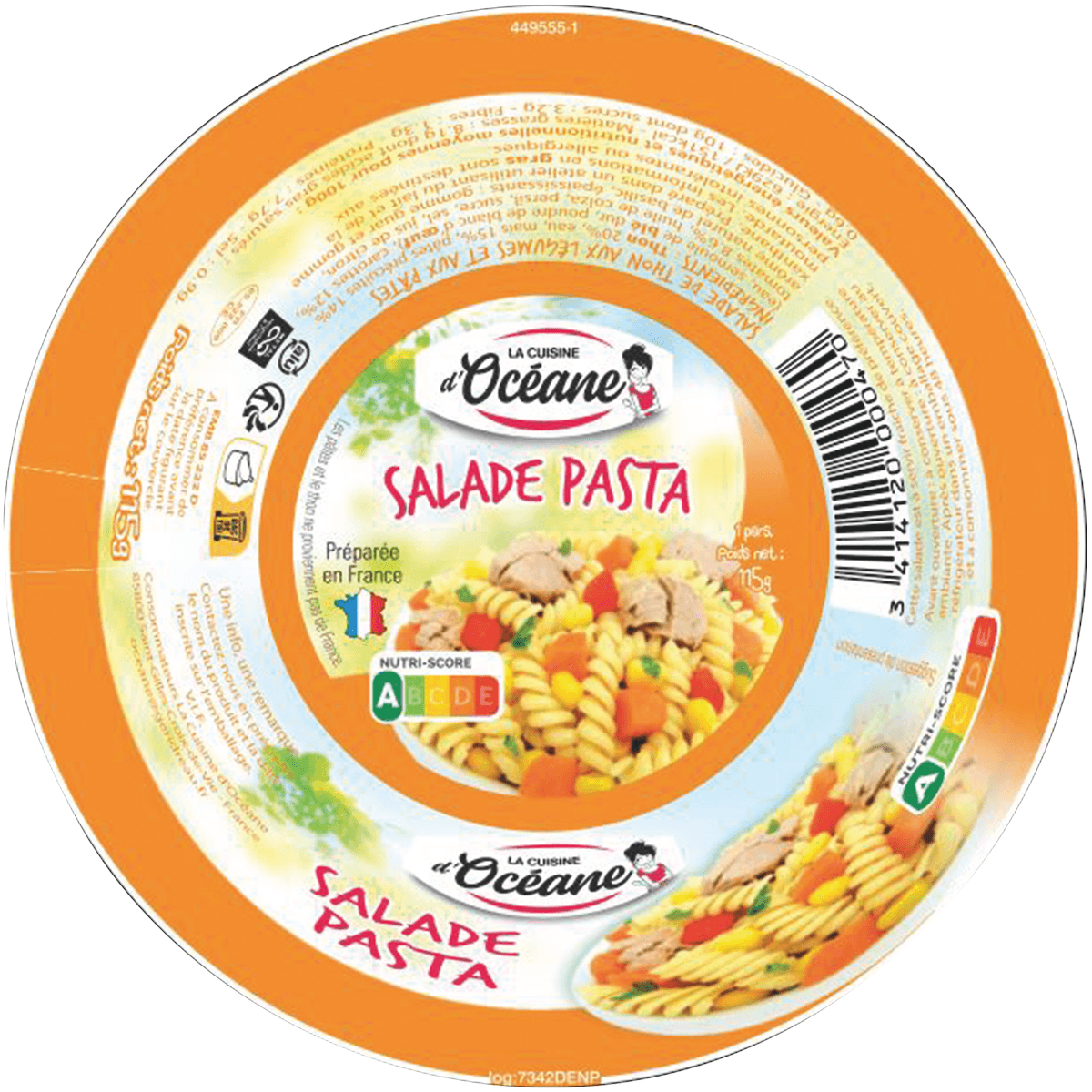 SALADE PASTA AU THON - 115G