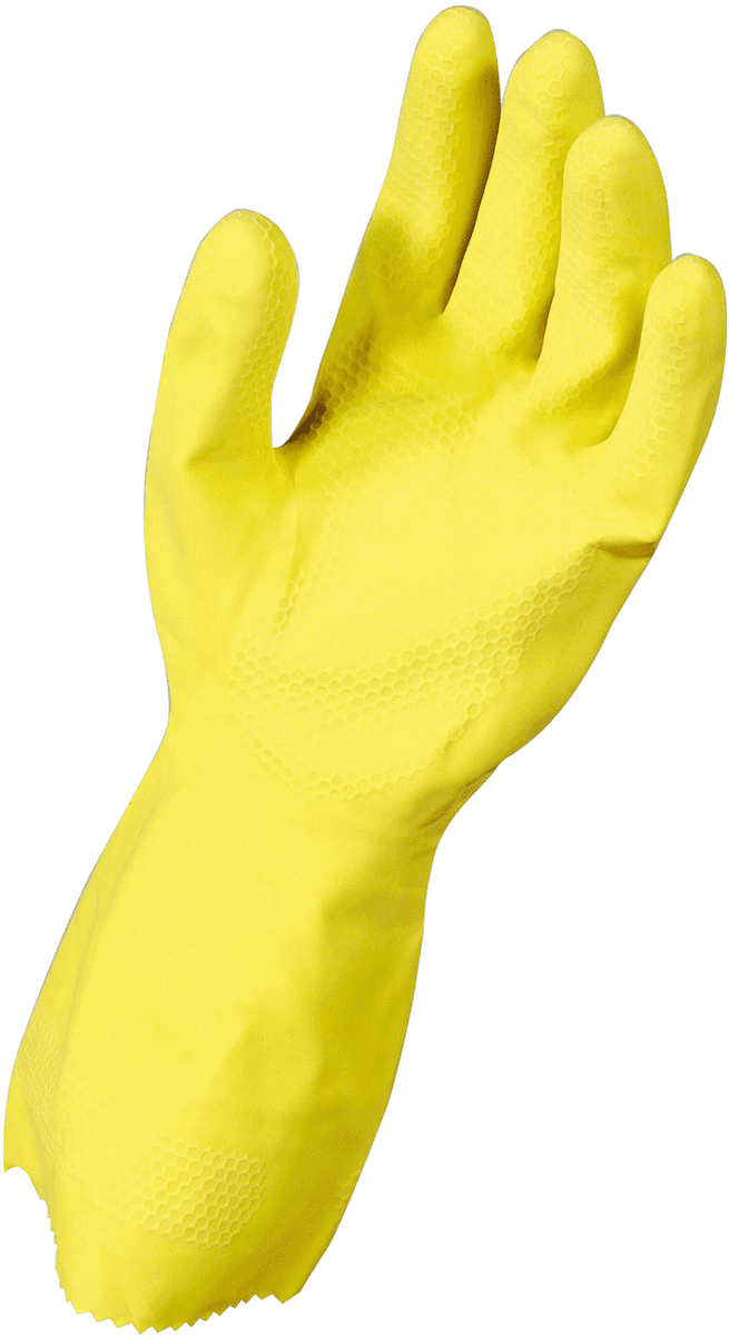GANT MENAGE LATEX JAUNE