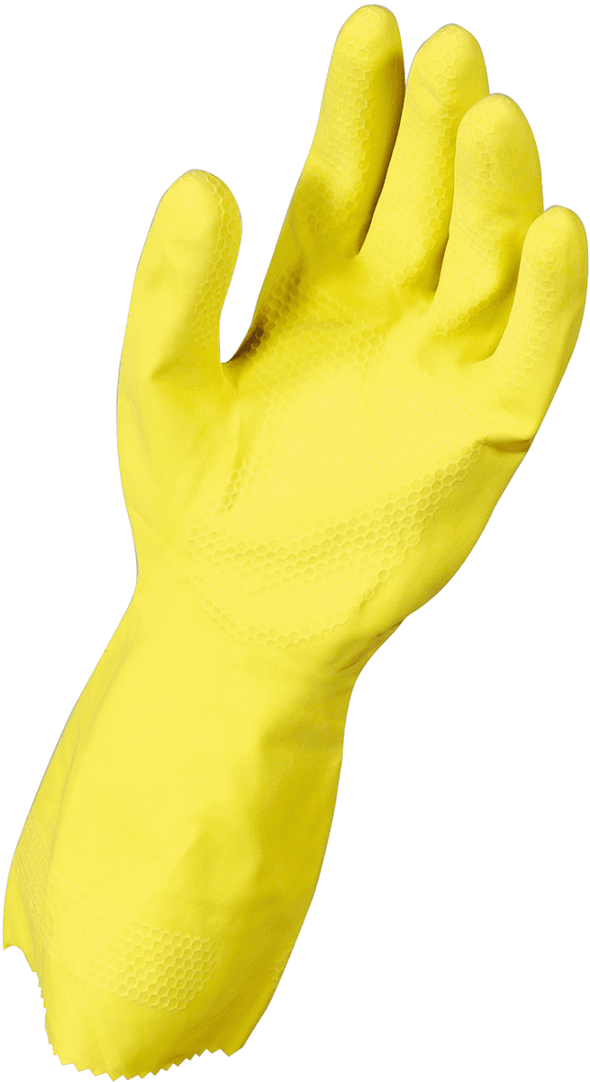GANT MENAGE LATEX JAUNE