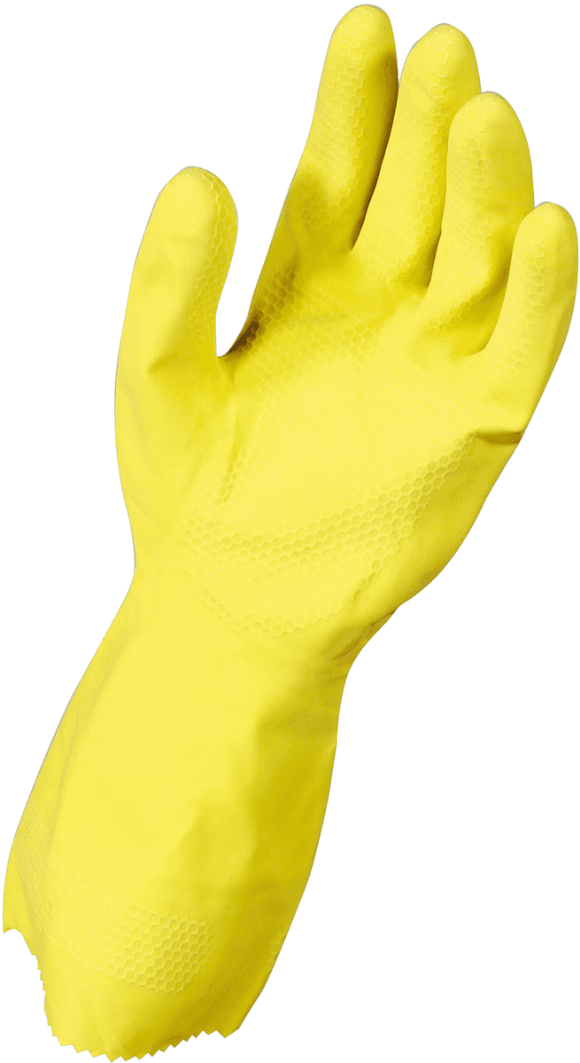 GANT MENAGE LATEX JAUNE