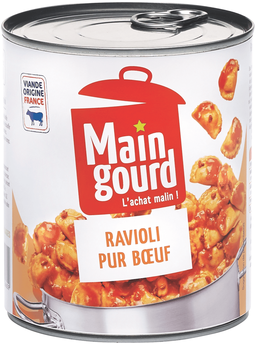RAVIOLIS AU BOEUF 7.5% VBF 4/4