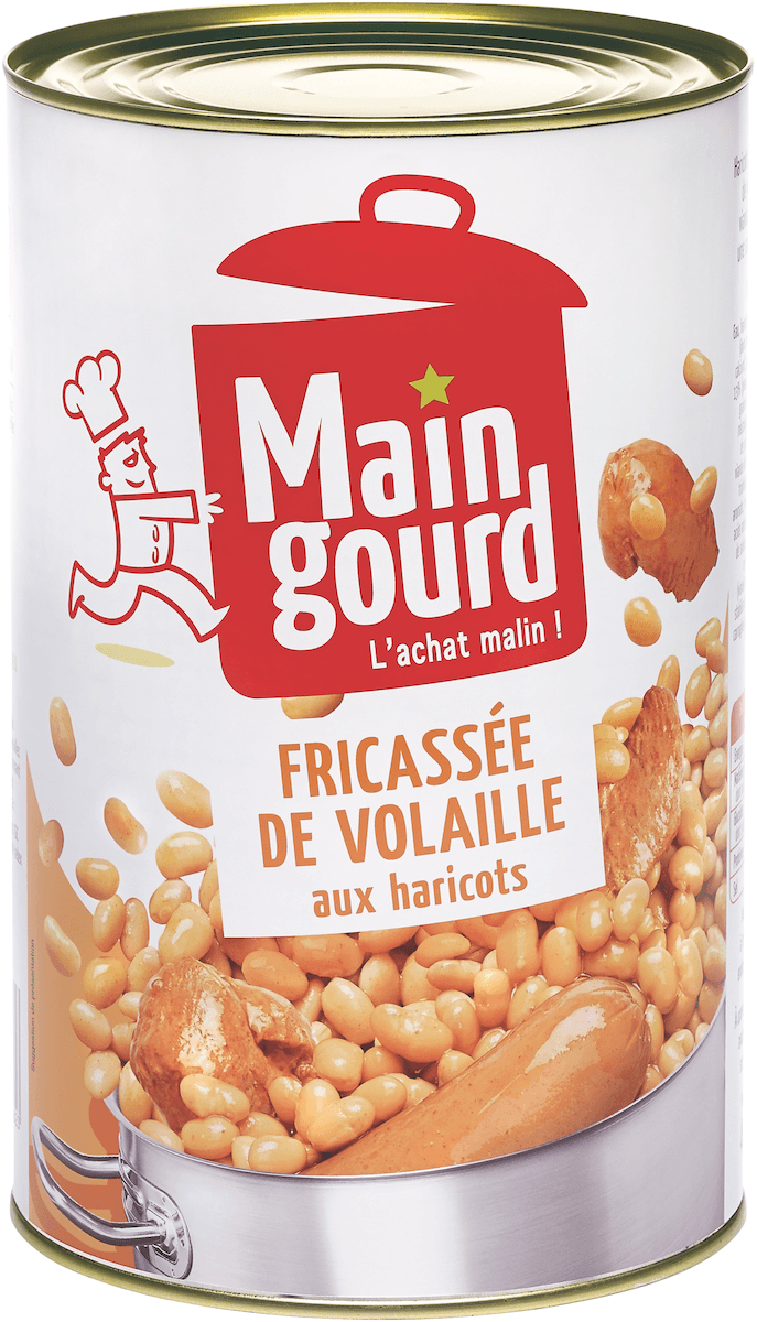 FRICASSEE DE VOLAILLE AUX HARICOTS 5/1 10P