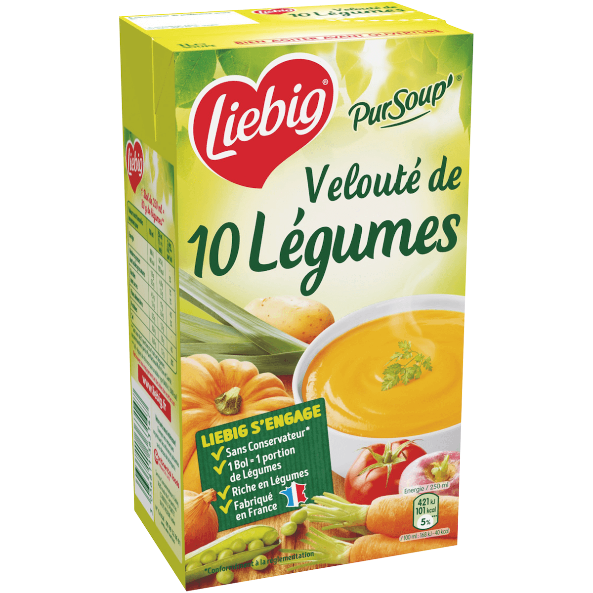 PURSOUP' VELOUTE DE 10 LEGUMES 1L