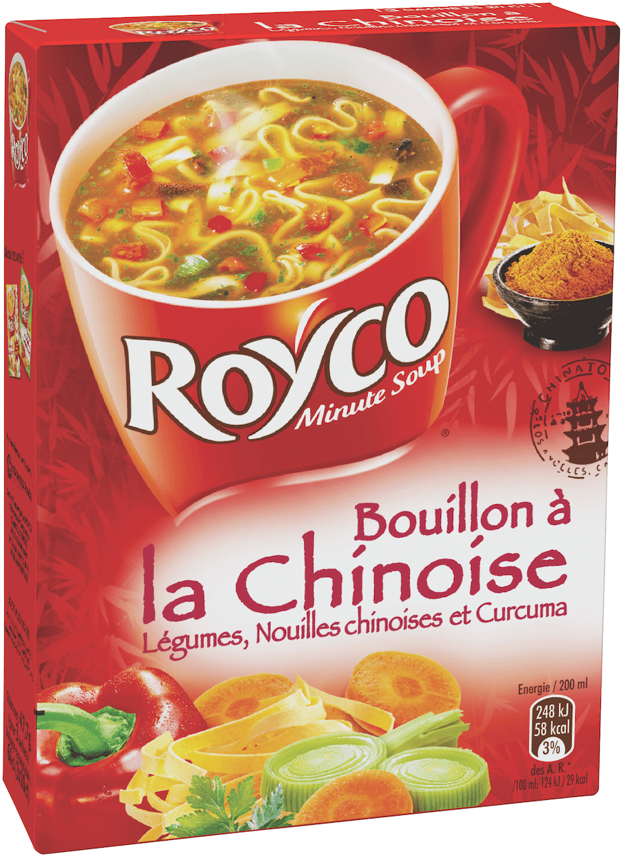 BOUILLON A LA CHINOISE - BOITE 3 SACHETS