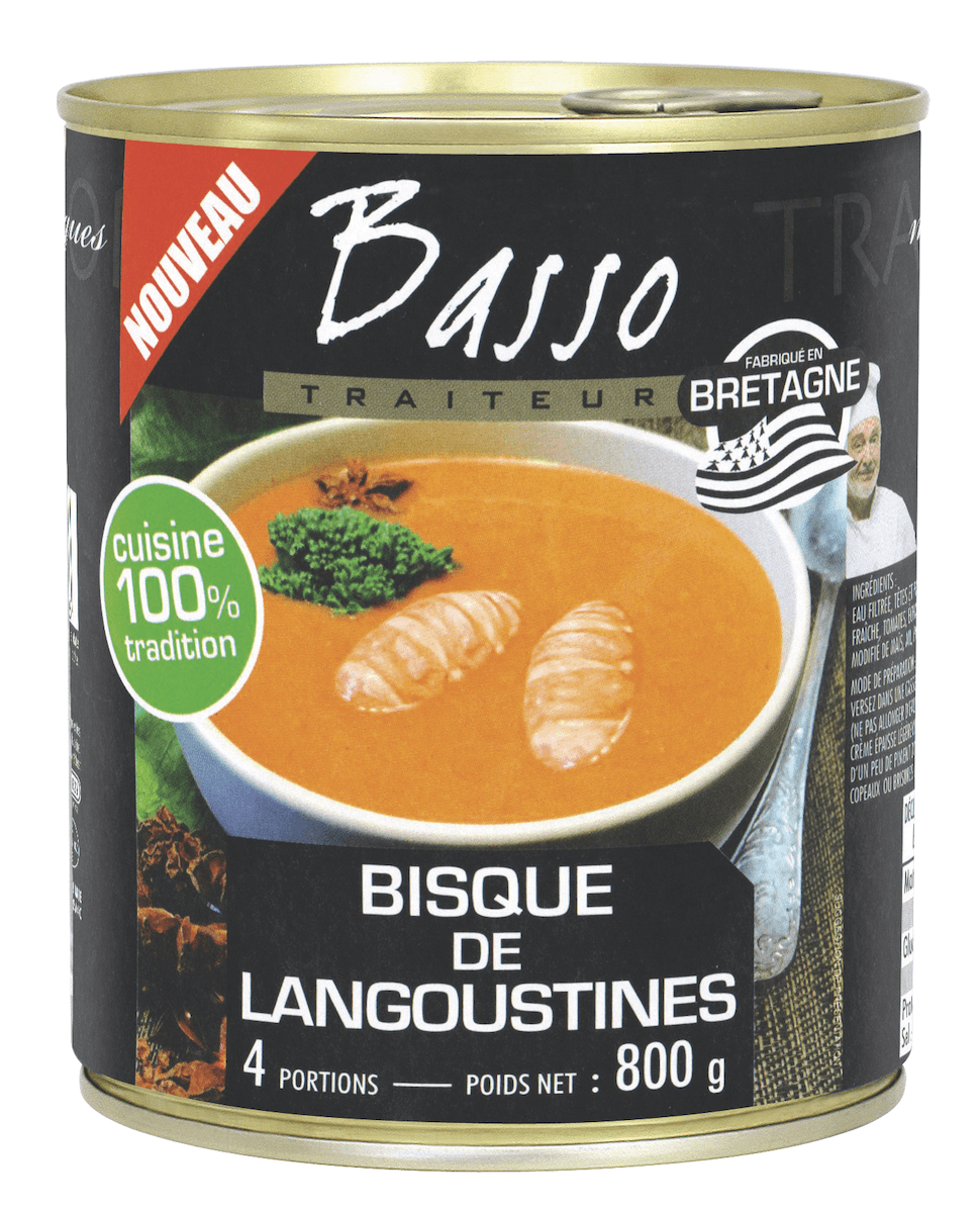 BISQUE DE LANGOUSTINES - BOITE 4/4 O.F.