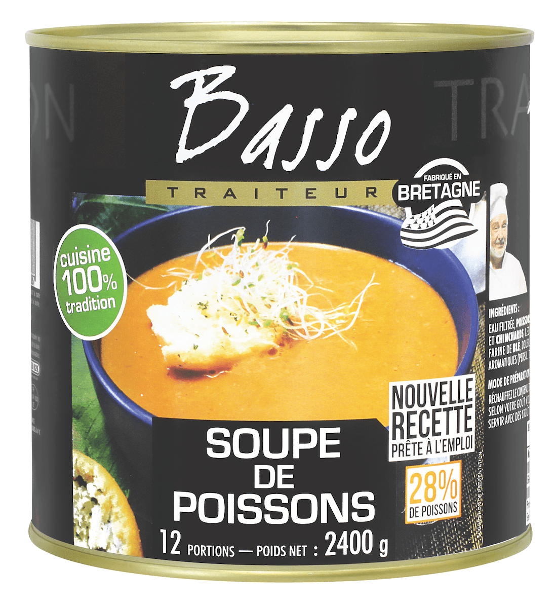 SOUPE DE POISSONS - BOITE 3/1