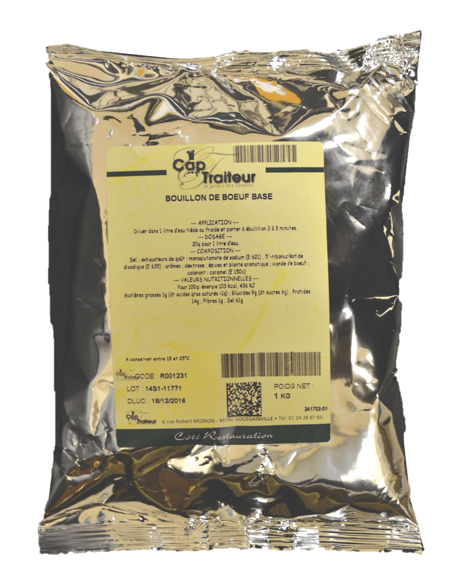 BOUILLON DE BOEUF BASE - 1KG