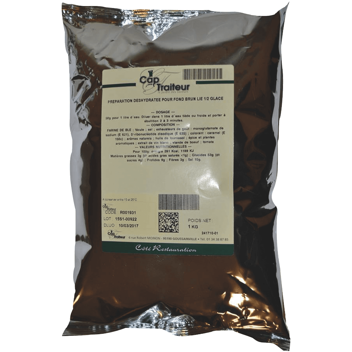 FOND BRUN LIE BASE - 1KG
