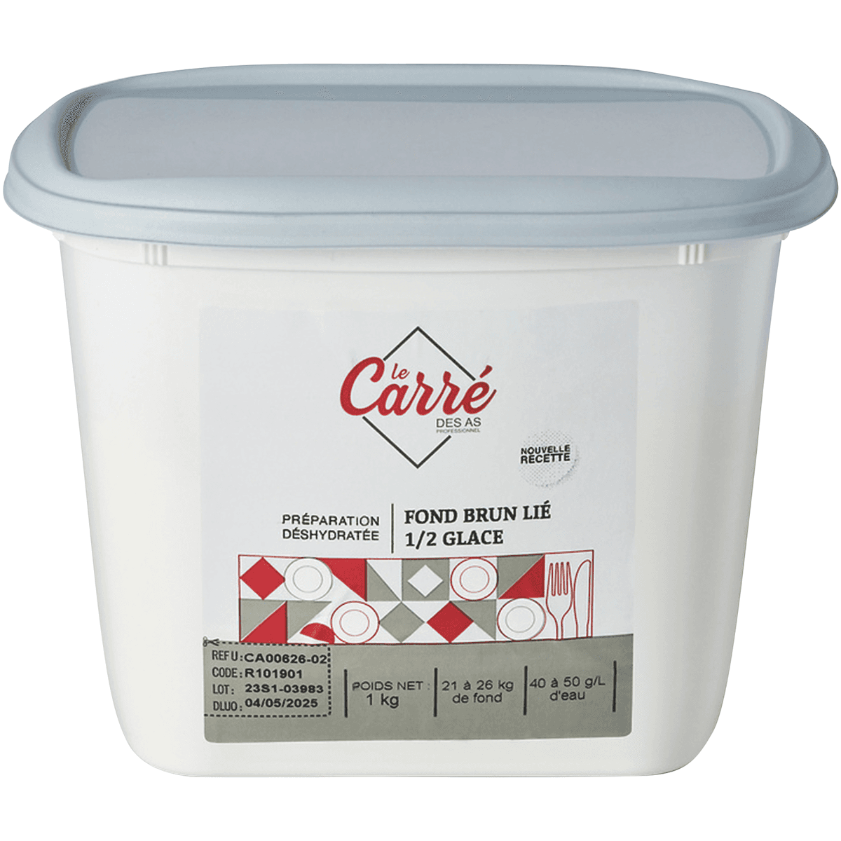 FOND BRUN LIE C AS - POT 1KG
