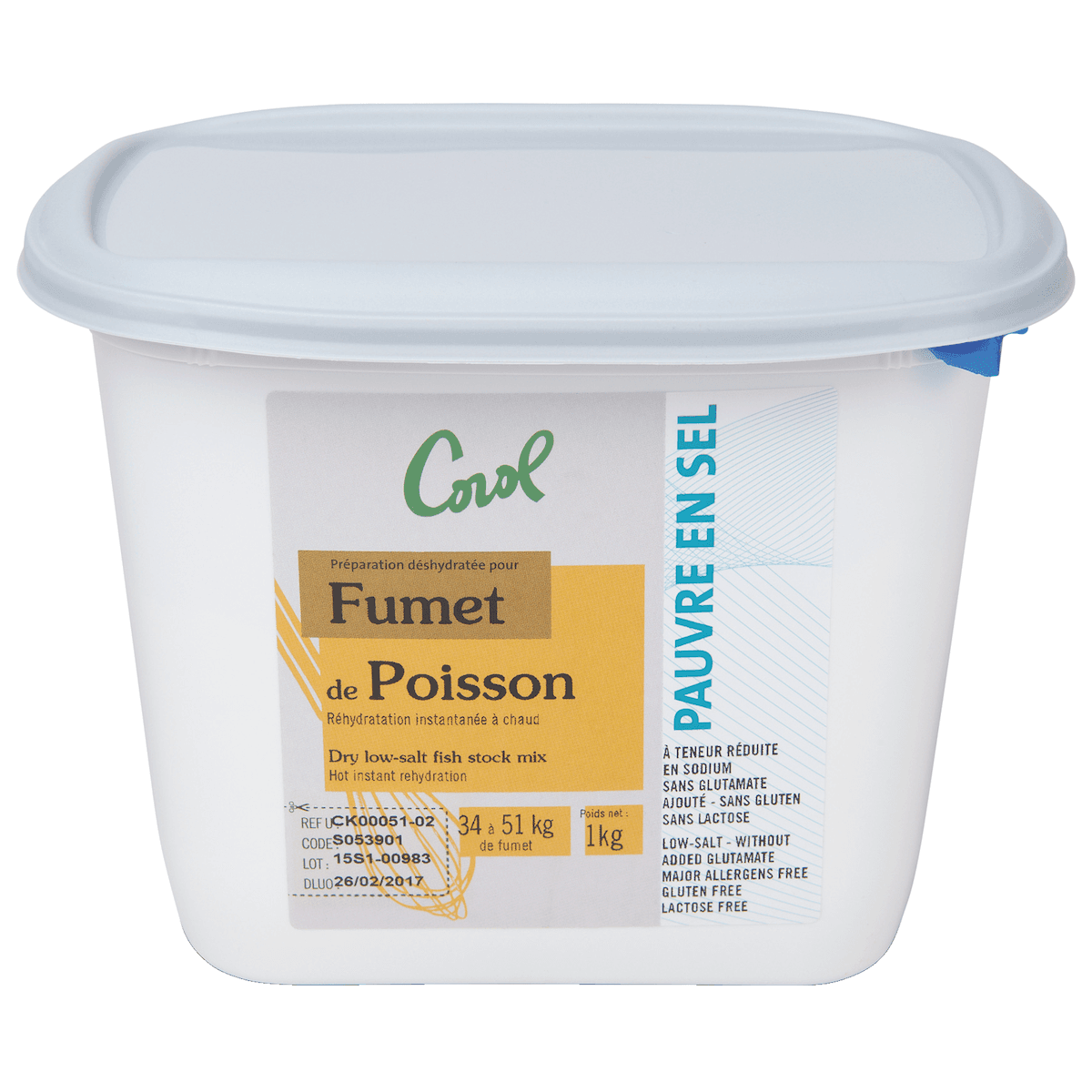 FUMET DE POISSON PS - POT 1KG