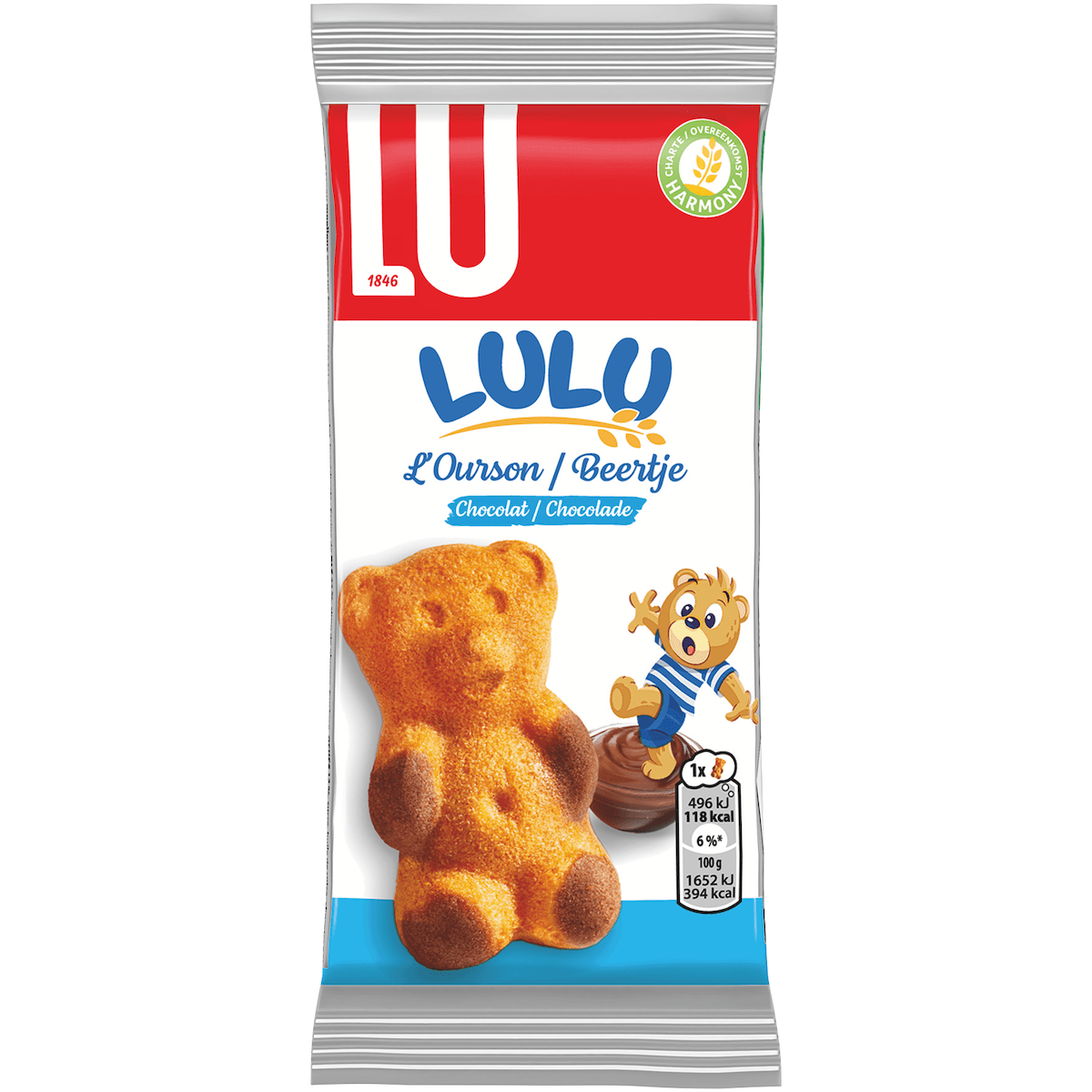 LULU L'OURSON CHOCOLAT  - COLIS DE 48 POCHONS DE 30G